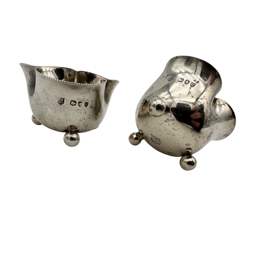 350 - Pair of Victorian Hallmarked Silver Salts by Horace Woodward & Co, London 1892, 45.1g