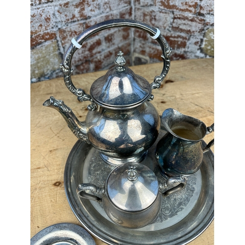 518 - Silver Plated Tea Set