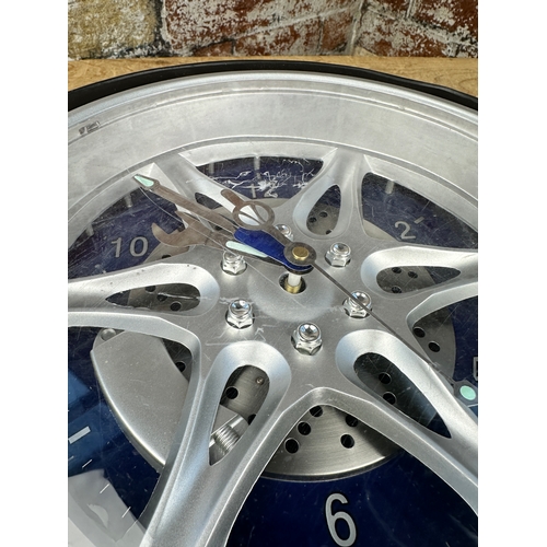 584 - Alloy Wheel style Clock