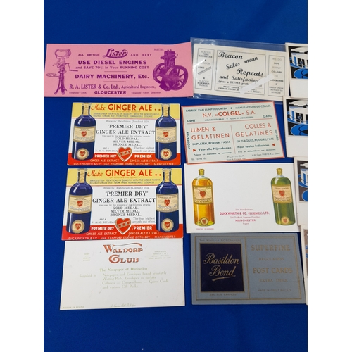 359 - Group of Vintage Advertising Blotters