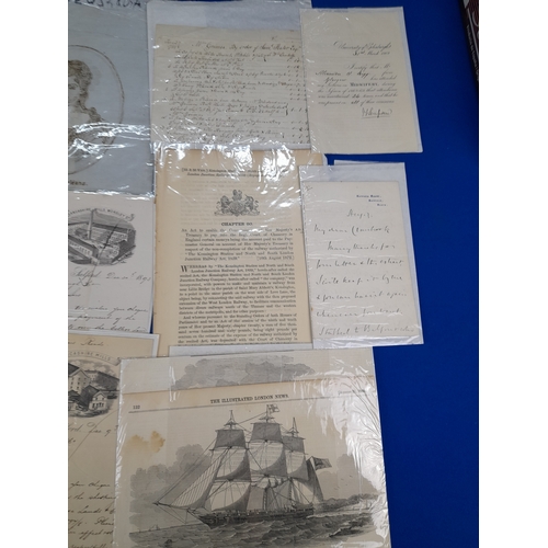 363 - Quantity of 19th Century Ephemera including Bills, Receipts and Correspondence