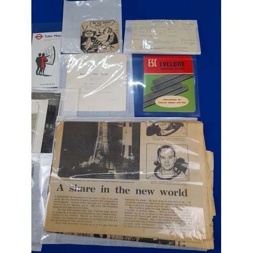 364 - Quantity of Ephemera from 1950s onwards including Telegrams, Pamphlets and Miniature Newspapers