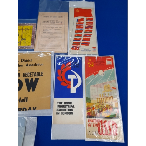 364 - Quantity of Ephemera from 1950s onwards including Telegrams, Pamphlets and Miniature Newspapers