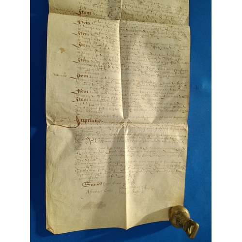 365 - Quantity of 17th and 18th Century Ephemera including Indentures and Accounts