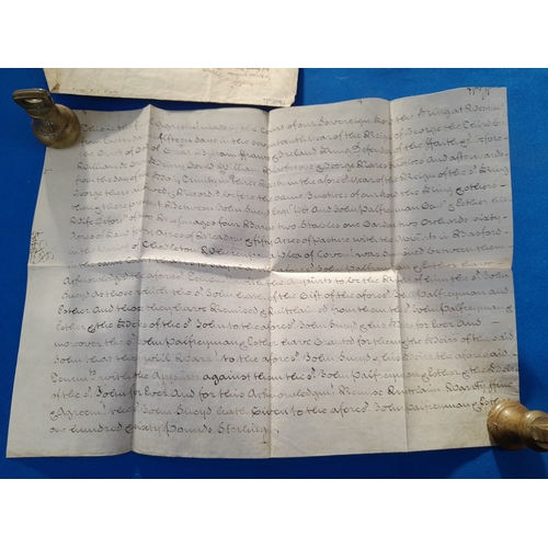 365 - Quantity of 17th and 18th Century Ephemera including Indentures and Accounts