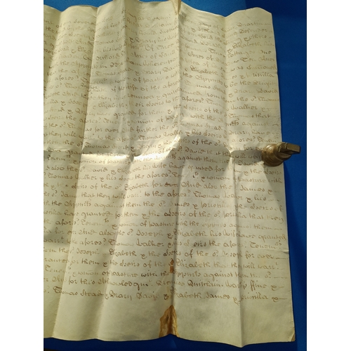 365 - Quantity of 17th and 18th Century Ephemera including Indentures and Accounts