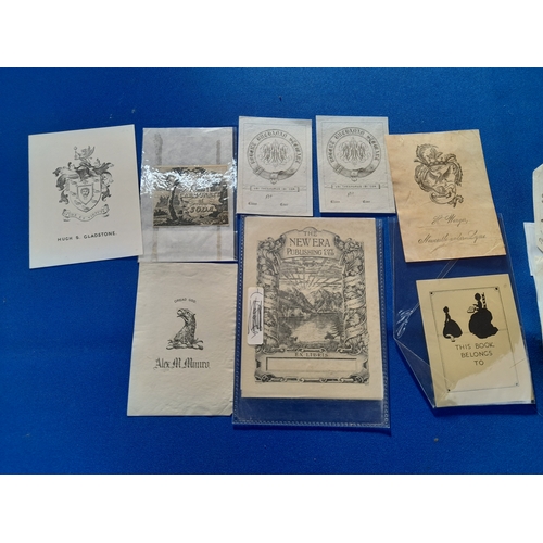 366 - Box of Vintage Bookmarks and Bookplates