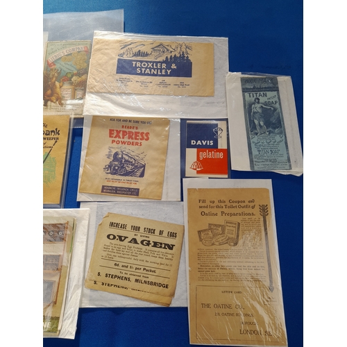 367 - Box of Vintage Blotters and Advertising Ephemera