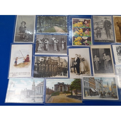 369 - Box of Assorted Antique and Vintage Postcards