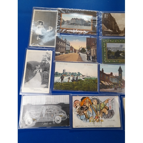 369 - Box of Assorted Antique and Vintage Postcards