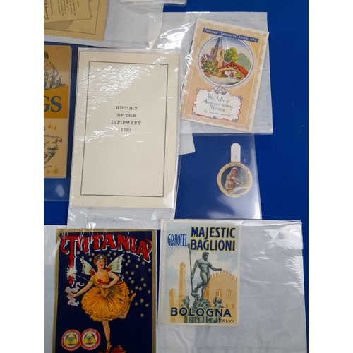 371 - Quantity of 20th Century Ephemera including Advertising, Stamps, Postcards and Valentines