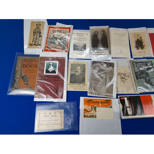 371 - Quantity of 20th Century Ephemera including Advertising, Stamps, Postcards and Valentines