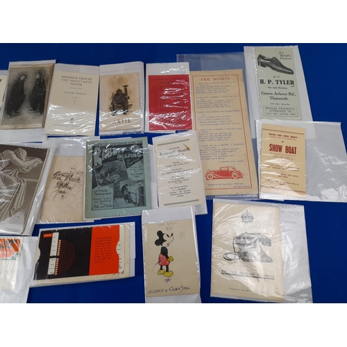 371 - Quantity of 20th Century Ephemera including Advertising, Stamps, Postcards and Valentines