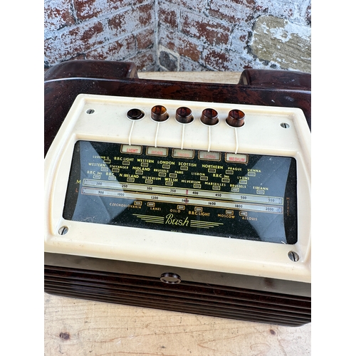 636 - Bush Bakelite Radio