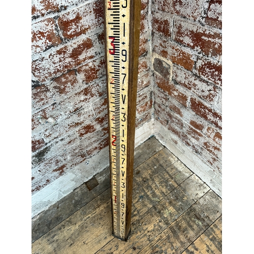 469 - Vintage Telescopic Surveyors Measuring Stick