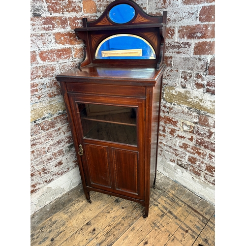 731 - Edwardian Inlaid Music Cabinet