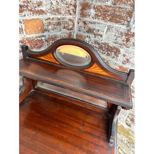 731 - Edwardian Inlaid Music Cabinet