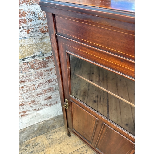 731 - Edwardian Inlaid Music Cabinet