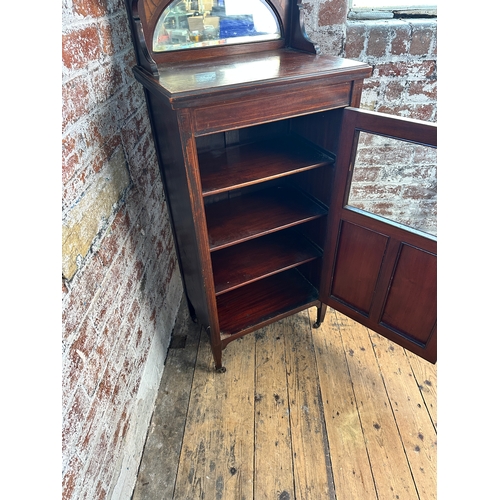 731 - Edwardian Inlaid Music Cabinet