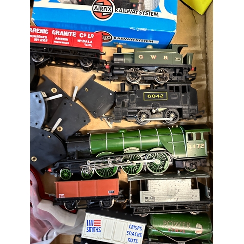 389 - Box of Hornby Trains & Rolling Stock etc.