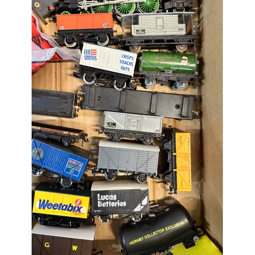 389 - Box of Hornby Trains & Rolling Stock etc.