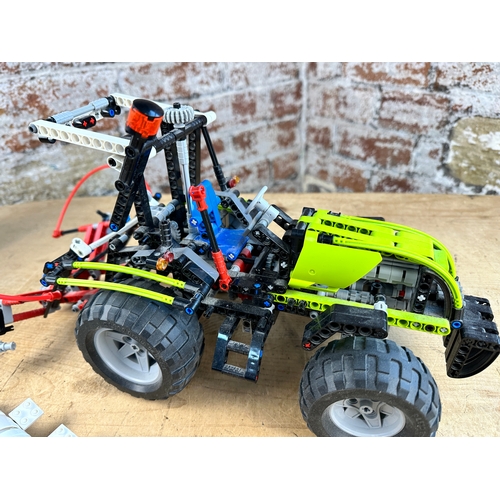 392 - Lego Technic Tractor & other Lego Blocks