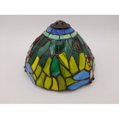 715 - Tiffany Style Lampshade - approx 20.5cm diameter