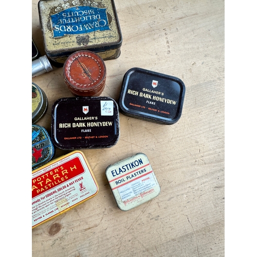 490 - Small Collectable Tins some with contents