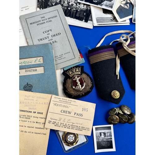 494 - Merchant Navy Ephemera & Collectables