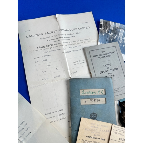 494 - Merchant Navy Ephemera & Collectables