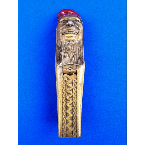 498 - Black Forest Style Carved Nutcracker