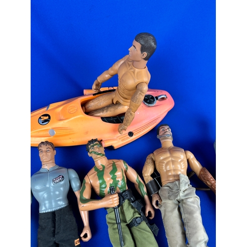 408 - Group of Action Man Figures