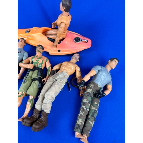 408 - Group of Action Man Figures