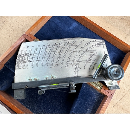 460 - Cased 'The Chapman-Hunter Pitchometer' Wm McNeil & Co. Ltd. Glasgow