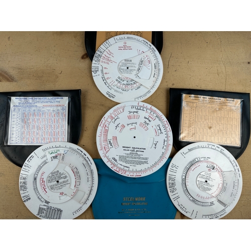 421 - Four Fearns Engineering Calculator Discs - Machining Calculator for Milling, Drilling Reaming & Tapp... 