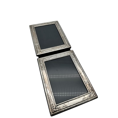 327 - Silver Double Photograph Frame, Birmingham 1989