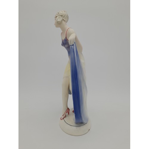 562 - Art Deco Dancer Figure by Katzhutte - 31.5cm tall