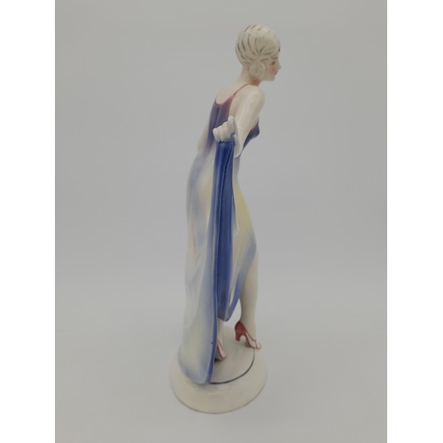 562 - Art Deco Dancer Figure by Katzhutte - 31.5cm tall