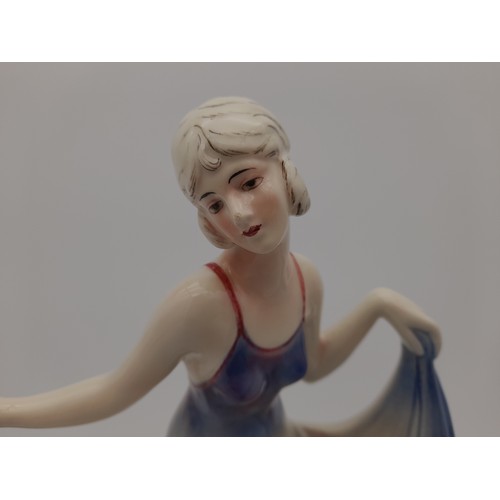 562 - Art Deco Dancer Figure by Katzhutte - 31.5cm tall