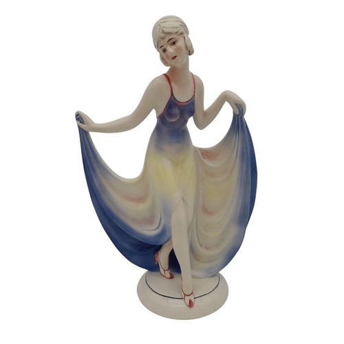 562 - Art Deco Dancer Figure by Katzhutte - 31.5cm tall