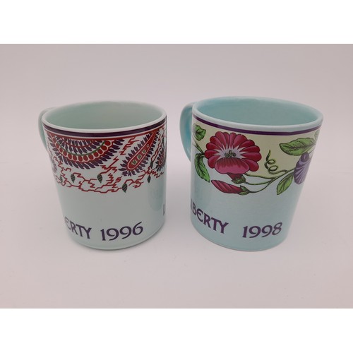 566 - Liberty of London Year Mugs for 1996 and 1998