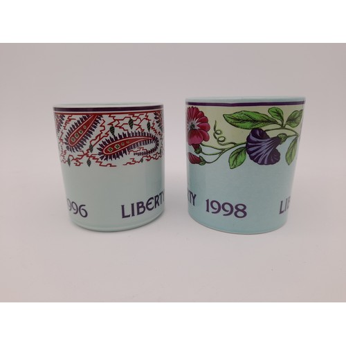 566 - Liberty of London Year Mugs for 1996 and 1998