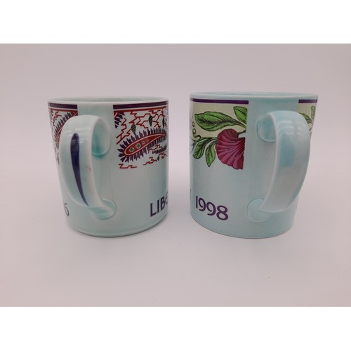 566 - Liberty of London Year Mugs for 1996 and 1998