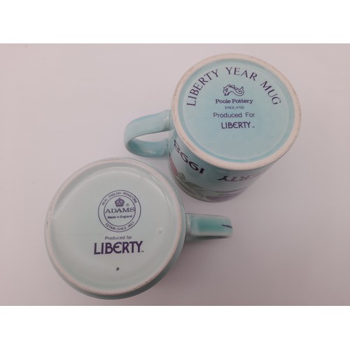 566 - Liberty of London Year Mugs for 1996 and 1998