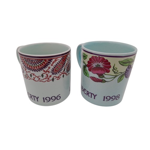 566 - Liberty of London Year Mugs for 1996 and 1998