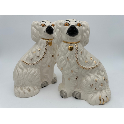 559 - Pair of Beswick Staffordshire Style Ceramic Dogs