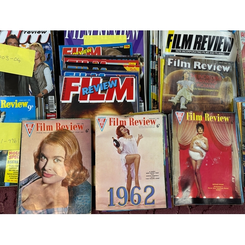 698 - Comprehensive Collection of Film Review Magazines Dating from the Early 1960's to 2000's.  Contains ... 