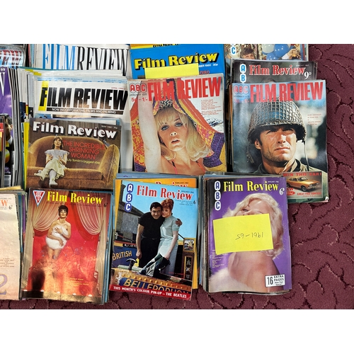 698 - Comprehensive Collection of Film Review Magazines Dating from the Early 1960's to 2000's.  Contains ... 