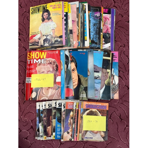 700 - Collection of Showtime and Show Guide Magazines from the 1960's