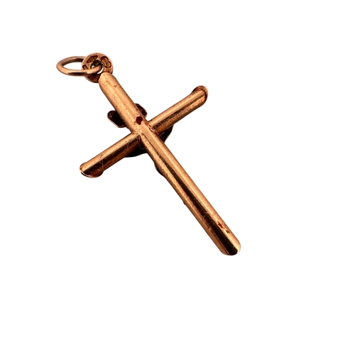 273 - Nine Carat Gold Crucifix Pendant 0.94g